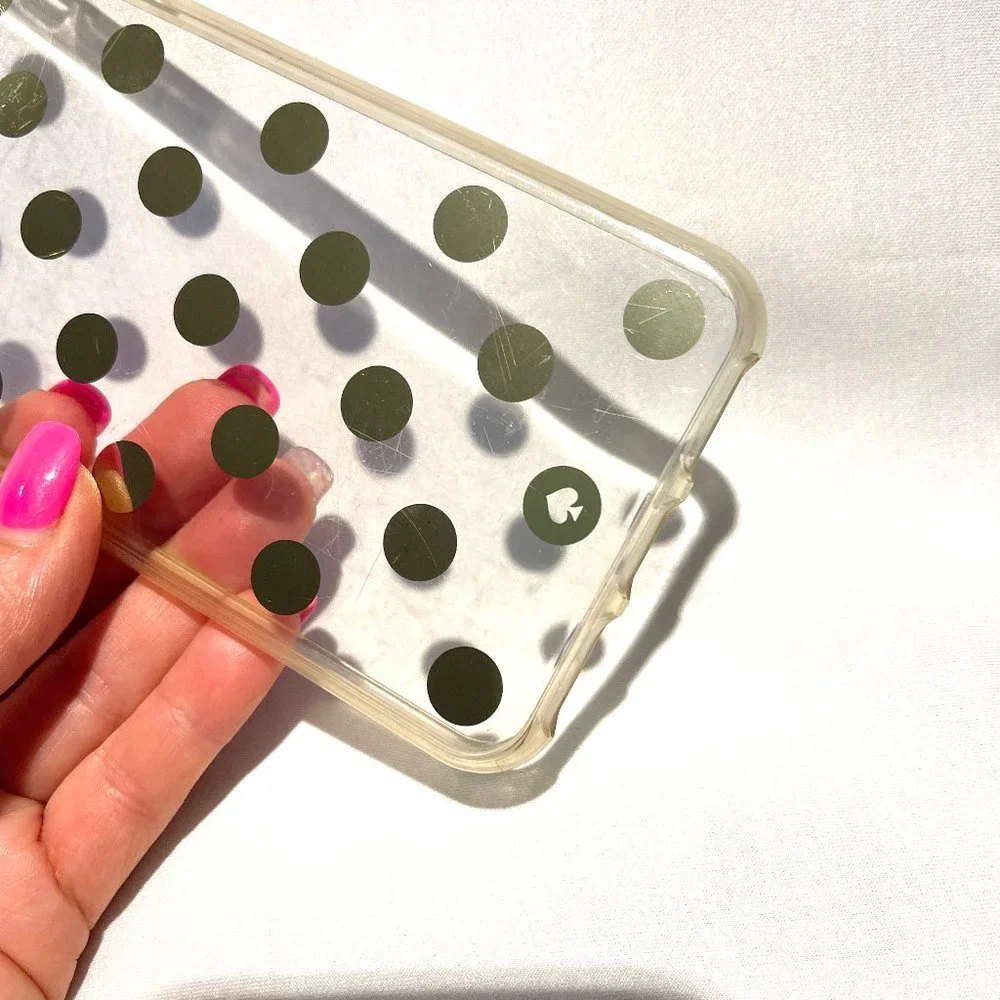 Kate Spade polka Cell Phone Case for iPhone 8+, 7 +, 6S +, 6+ good condition